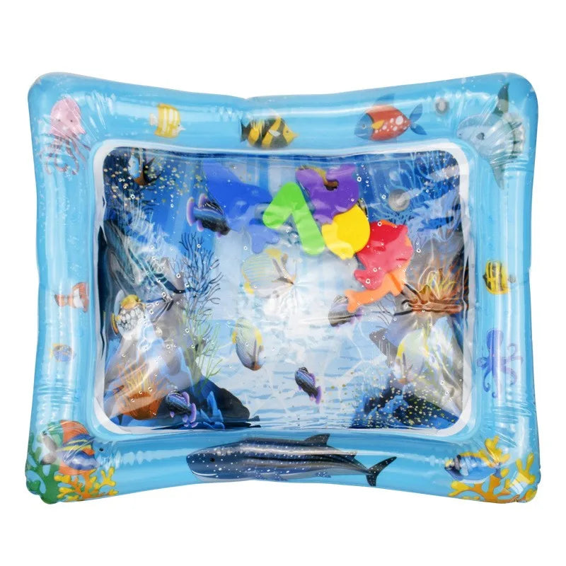 Tapis d'éveil rafraîchissant pour bébé - Coussin d'eau sensoriel et moteur