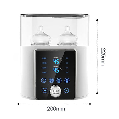 Chauffe-Biberon Portable 8-en-1: Stérilisateur, Réchauffeur Rapide, Idéal pour Voyages