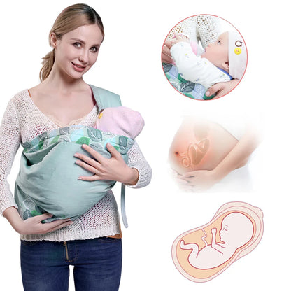 Écharpe Porte-bébé Confort - Coton Doux, Adapté de 0 à 36 Mois